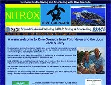 Tablet Screenshot of divegrenada.com